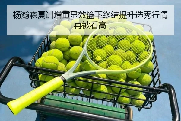 杨瀚森夏训增重显效篮下终结提升选秀行情再被看高